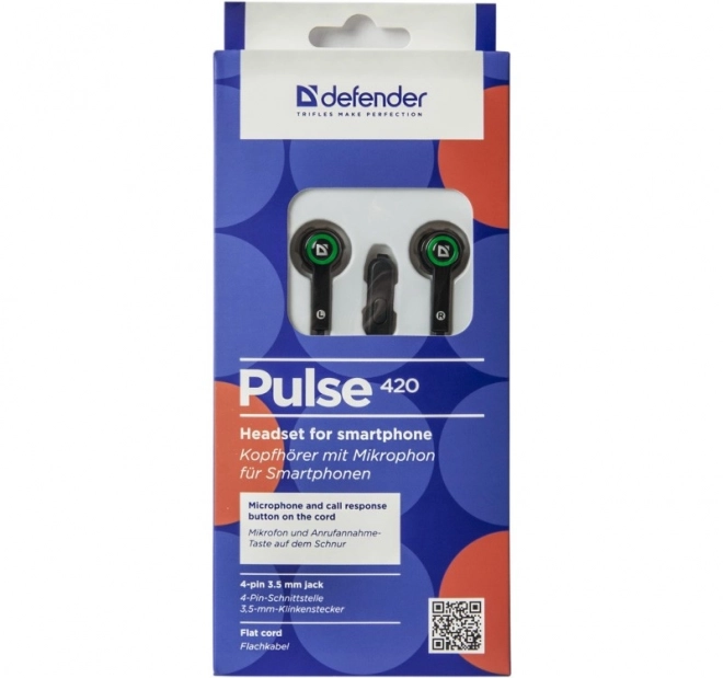Dousová sluchátka Defender Pulse 420