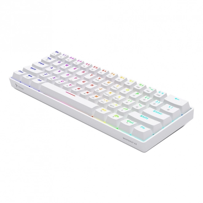 Mechanická klávesnice Whiteout X2, Red Outemu, Hot Swap