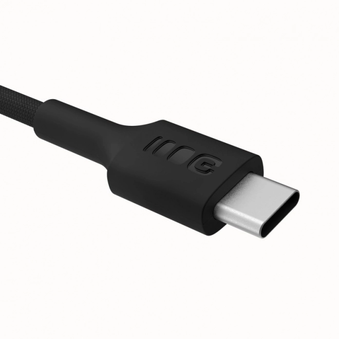 Nylonový kabel USB-C PowerStream 100W černý 1,2m