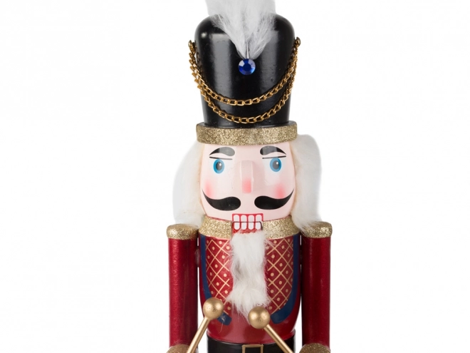 Dřevěný louskáček dekorativní vánoční figurka
