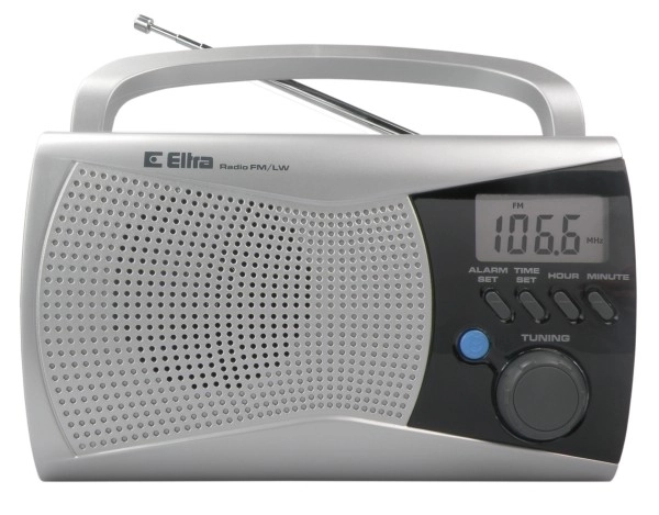 Přenosné rádio KINGA 2 stříbrné