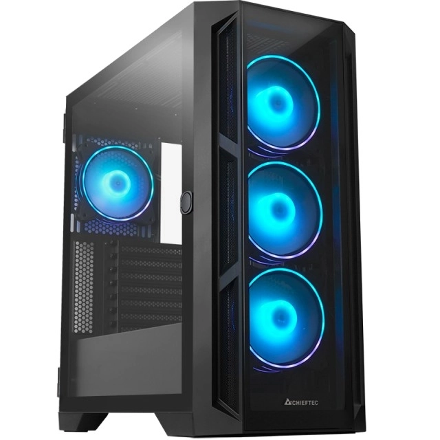 Skříň APEX GA-01B-TG-OP 4xFans ARGB