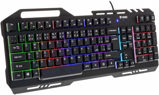 Klávesnice YKB 3200 Shadow metal, podsvícená LED diodami