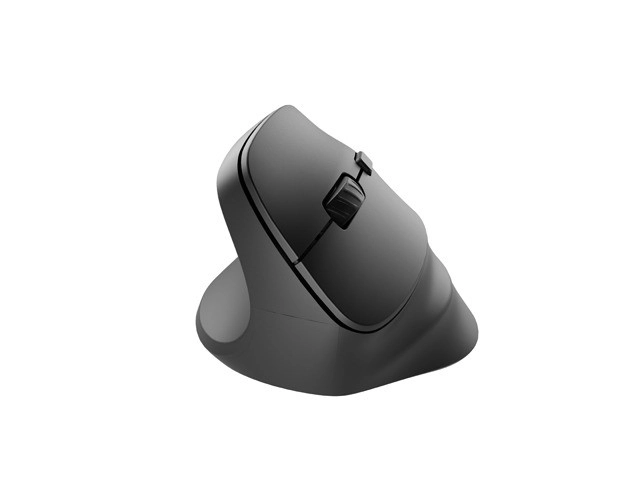 Crake 2 2400 DPI Bluetooth 5.2 + 2,4GHz bezdrátová myš pro leváky Černá