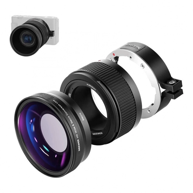 Širokoúhlý objektiv pro Sony ZV1