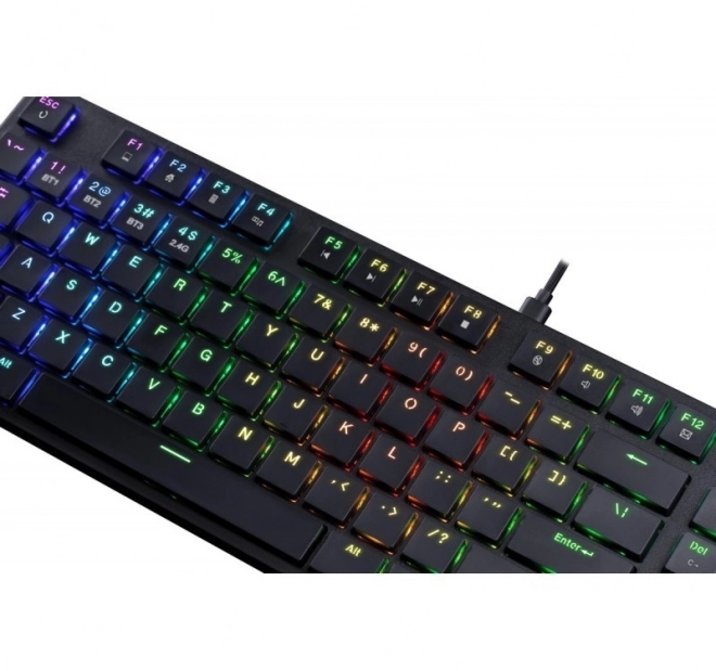 Mechanická klávesnice CLEIKOS GK-135 s LED podsvícením černá
