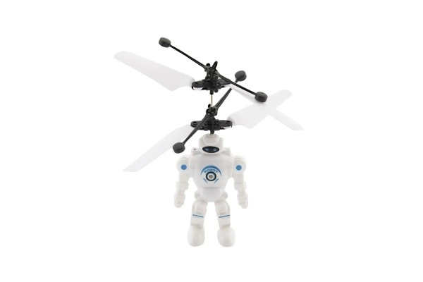 Létající robot reagující na pohyb ruky