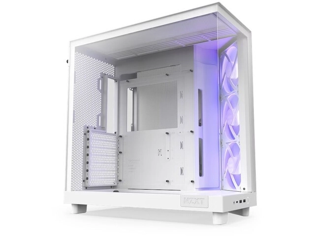 H6 Flow RGB kryt s oknem Bílá