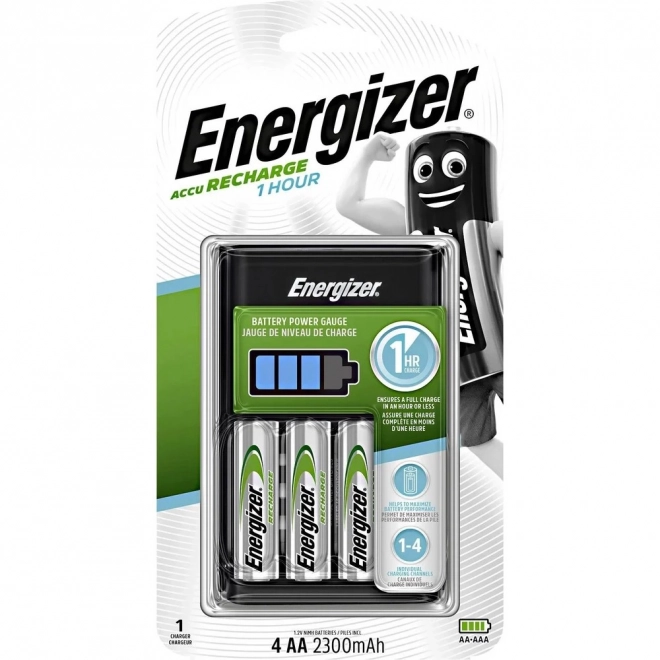 Rychlá nabíječka baterií Energizer s akumulátory R6/AA