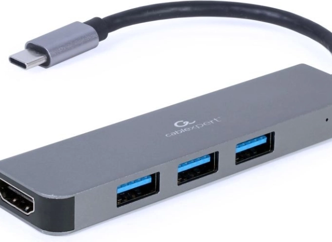 USB‑C hub s HDMI a 3× USB 3.0