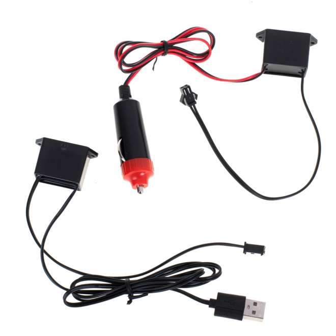 LED ambientní osvětlení pro auto  USB12V páska 3 m – Modré