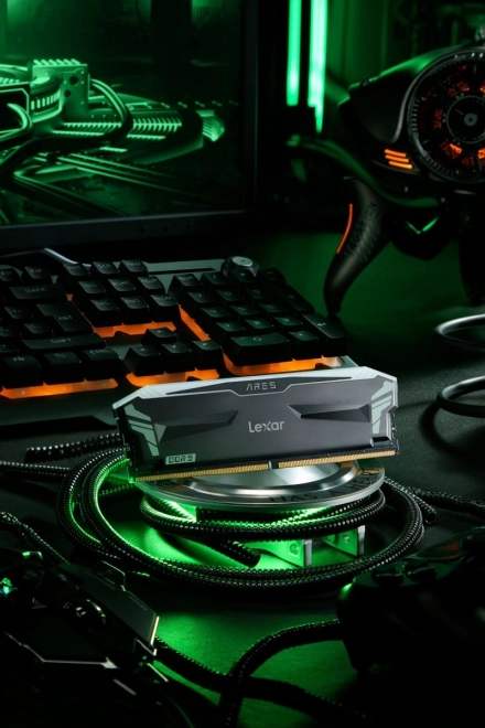 Paměť Lexar ARES DDR5 RGB 32GB (2x16GB) 6800MHz černá