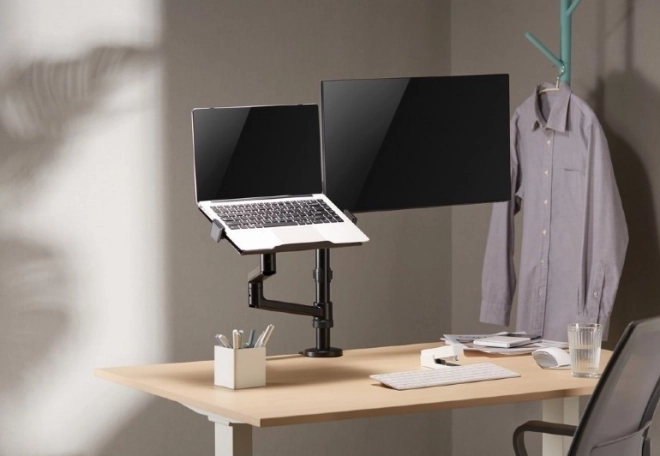 GEMBIRD polohovatelný stolní držák na monitor 17–32'' a notebook do 17,3''