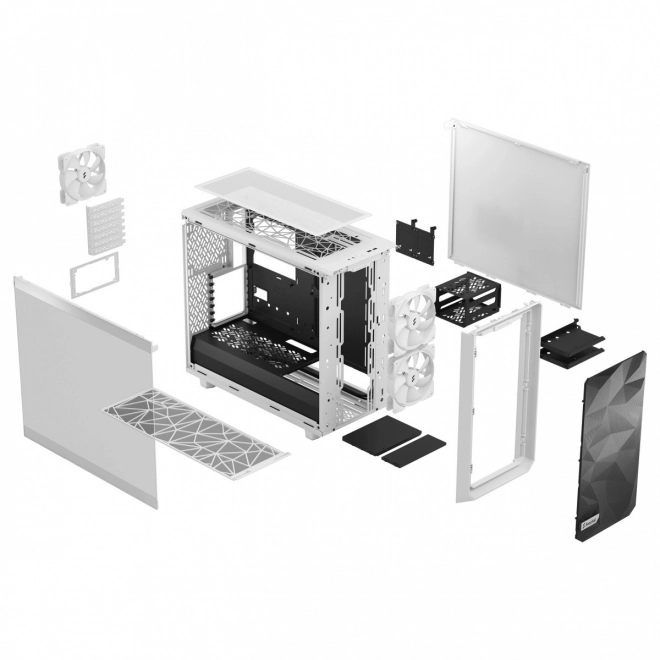 Kryt Meshify 2 Lite White TG Clear