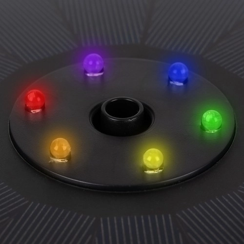 LED solární zahradní fontána