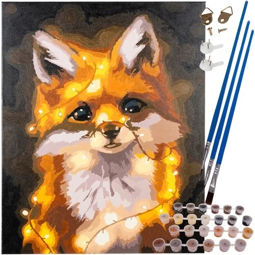 Malba podle čísel 40x50cm- Maaleo fox 22782