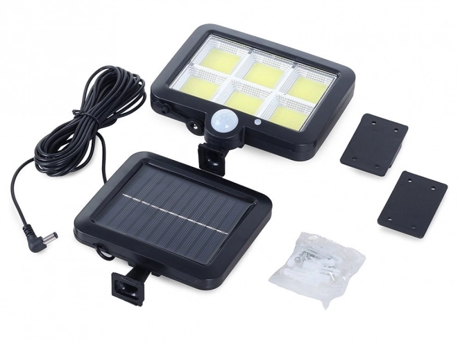 Solární lampa s pohybovým a soumrakovým senzorem 120 LED
