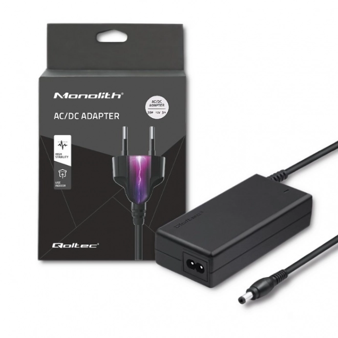 Stolní napájecí zdroj 36W | 12V | 3A | 5,5*2,1 + napájecí kabel