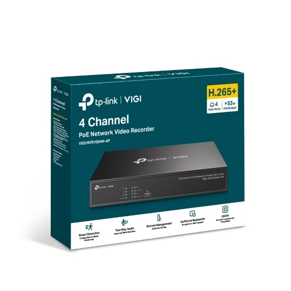 VIGI NVR1004H-4P 4kanálový rekordér