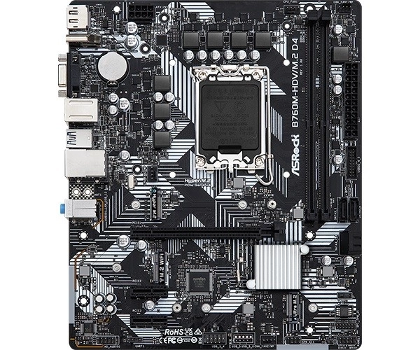 Základní deska B760M-HDV/M.2 D4 s1700 2DDR4 DP/HDMI mATX