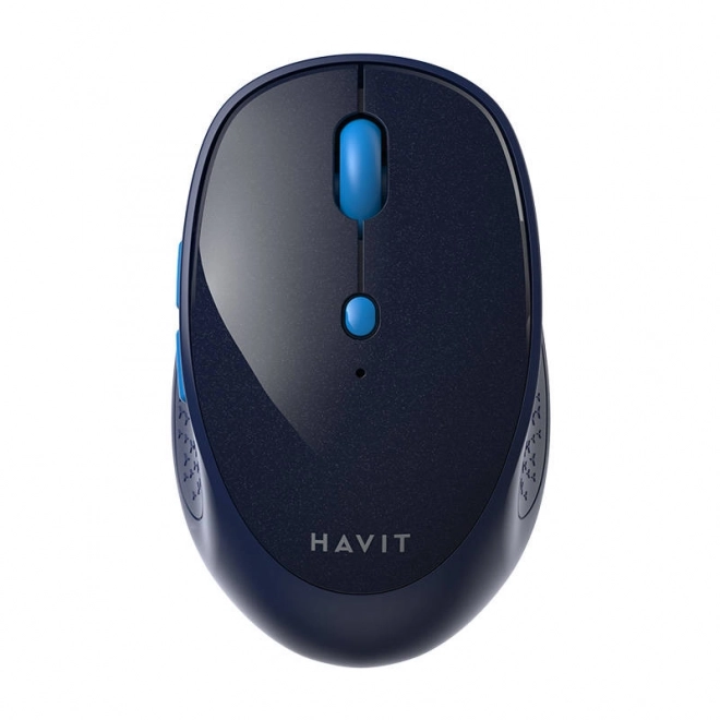Bezdrátová ergonomická myš HAVIT, modrá