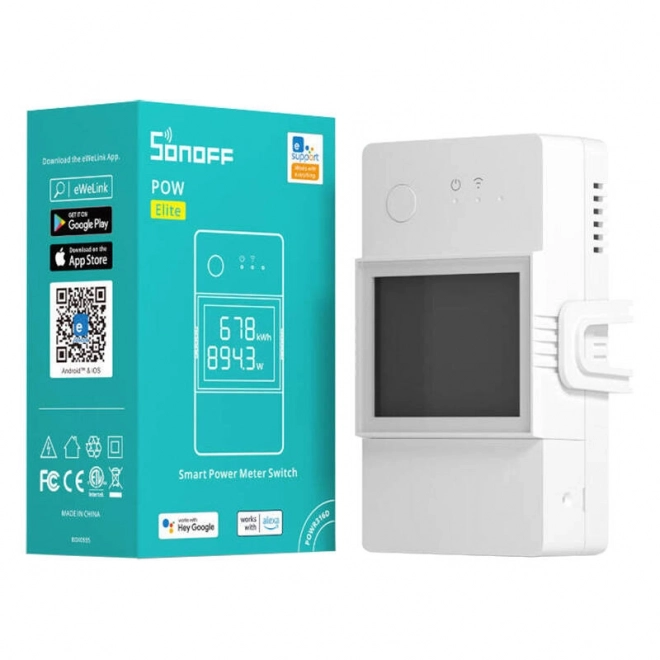 Wi-Fi chytrý měřič spotřeby Sonoff POWR320D