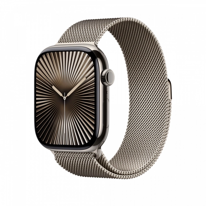 Mediolánská náramek v přírodní barvě pro pouzdro 46 mm - velikost M/L