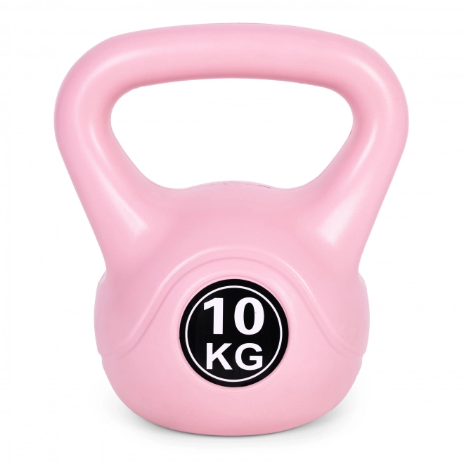Růžový kettlebell 10 kg ModernHome