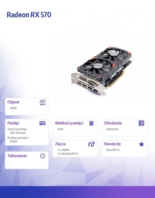 Grafická karta AFOX Radeon RX 570 8GB