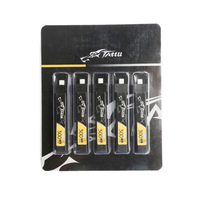 Baterie Tattu LiPo 300mAh 3,8V 75C 1S1P HV BT2.0.5 (5ks)