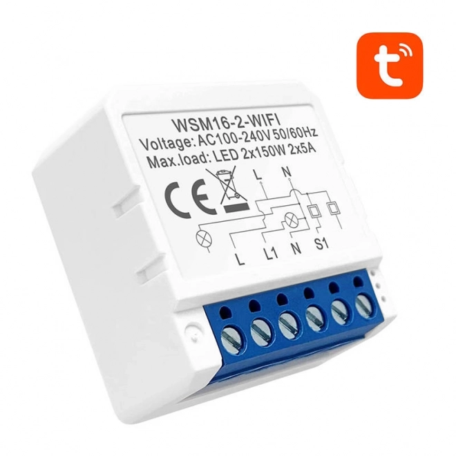 Chytrý spínací modul WiFi Avatto WSM16 TUYA – W2