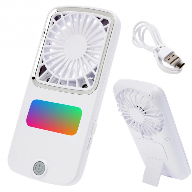 Mini ruční přenosný větrák RGB s vodním chlazením