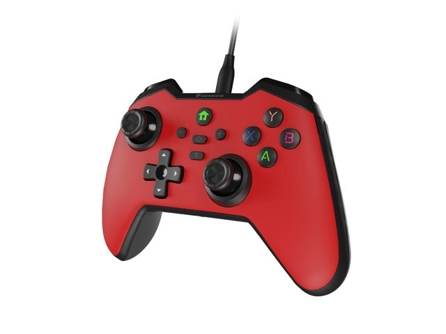 Genesis Mangan 300 drátový gamepad pro PC/Switch/Mobil Red
