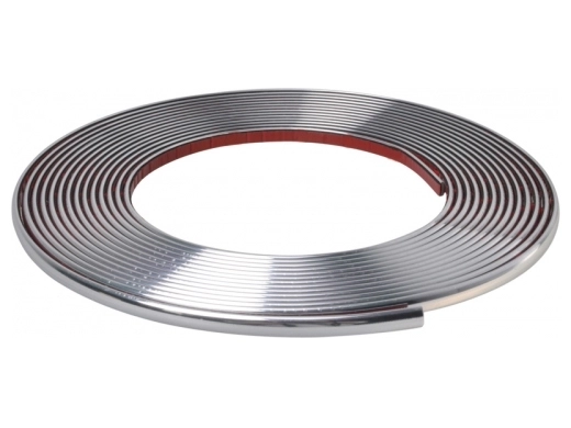 Samolepící ozdobná chromová lišta 10 mm x 15 m – 15 mm x 15 m