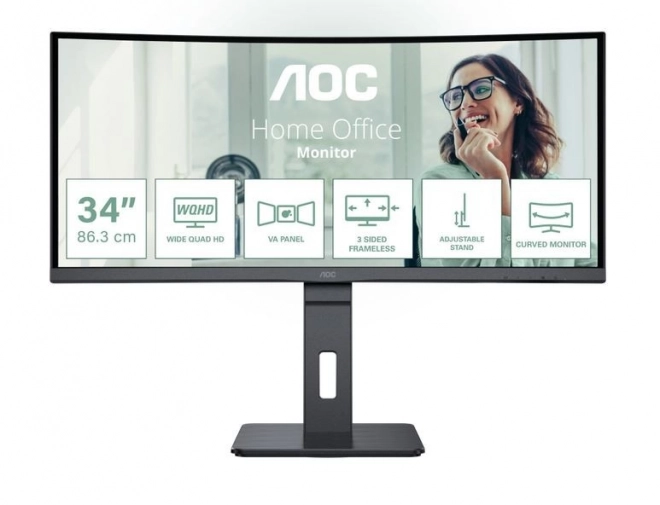 Zakřivený monitor AOC CU34P3CV 34" 100Hz VA