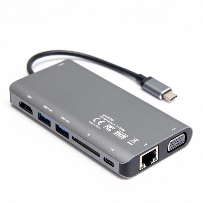 Univerzální USB-C Hub 8v1 Unitek