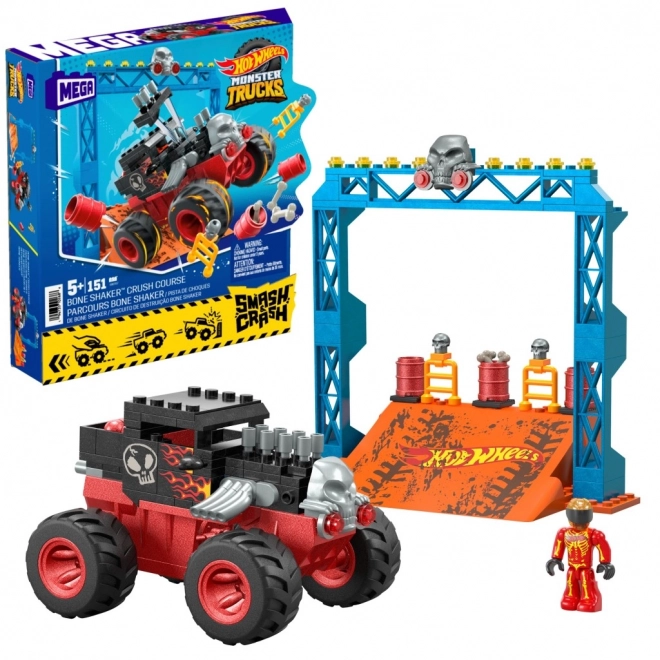 Hot Wheels Monster Trucks Bone Shaker kaskadérské podložky