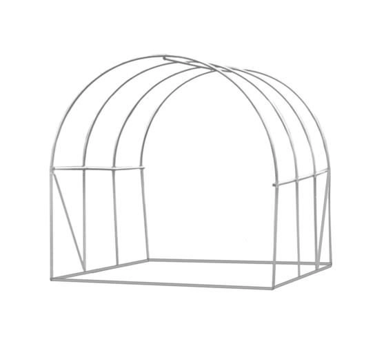Zahradní fóliovník Malatec 4 x 2,5 x 2 m
