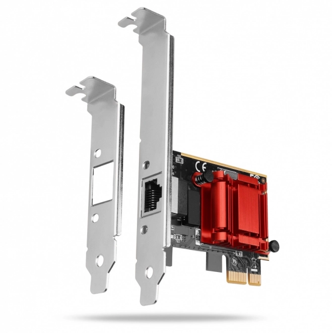 PCIe síťová karta Gigabit Ethernet s čipem Intel I210AT, RJ‑45, nízký profil