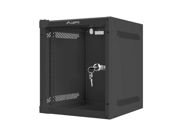 Závěsná skříňka 10" 6U 280x310mm černá