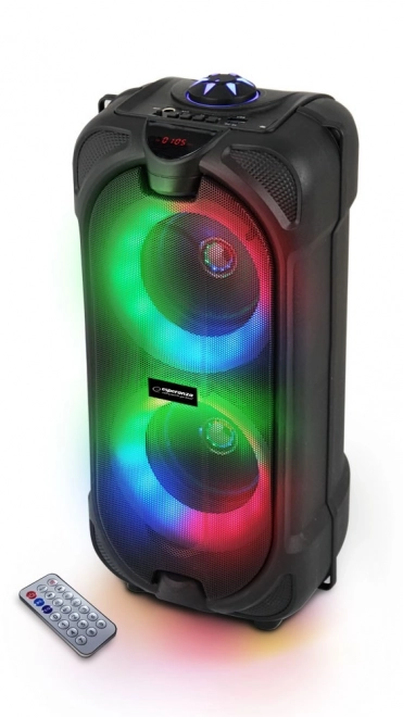 Bezdrátový reproduktor Bluetooth s FM LED osvětlením RGB Rythm
