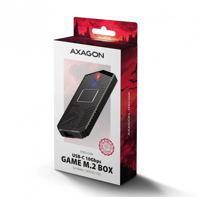Herní externí SSD obal AXAGON EEM2
