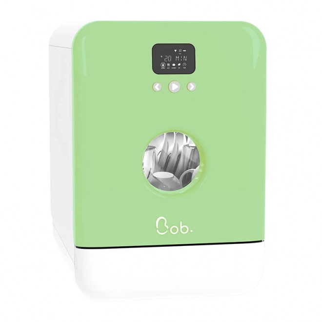 Kompaktní mini stolní myčka Bob od Daan Tech (bílá-zelená)