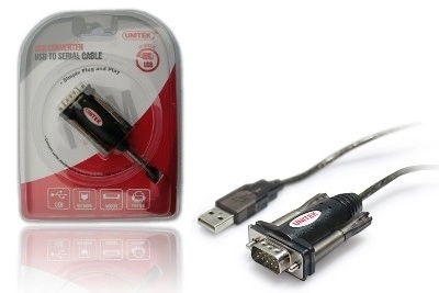 Adaptér USB- 1xRS-232 + adaptér DB9F/DB25M; Y-105A