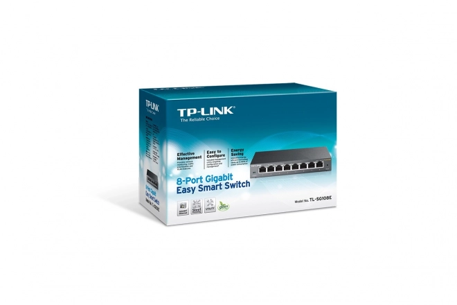 Přepínač SMART TL-SG108E 8x1GbE