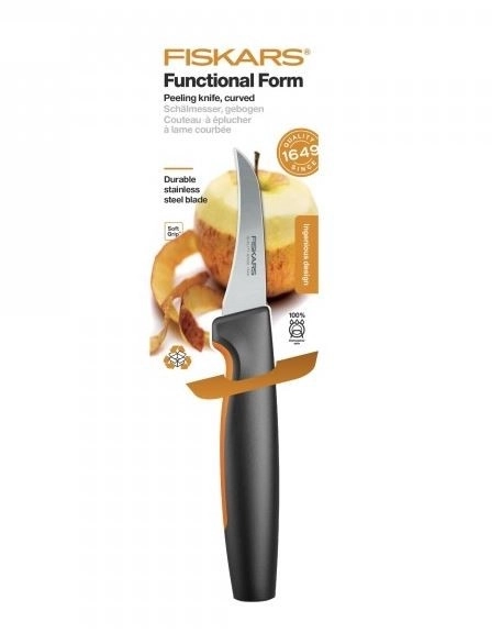 Zahnutý škrabací nůž Fiskars Functional Form 7 cm