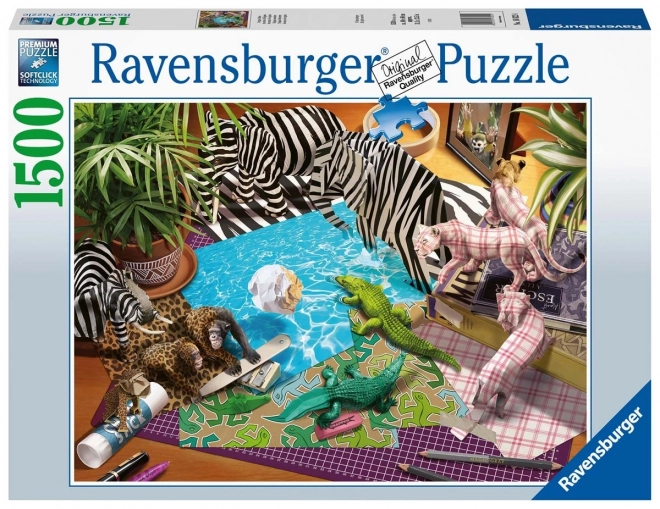 2D puzzle 1500 prvků Origami dobrodružství