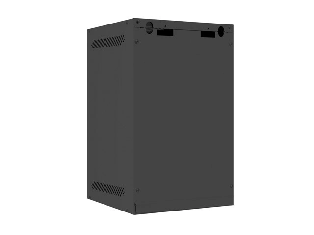 9U 10palcová nástěnná skříň 280x310mm černá