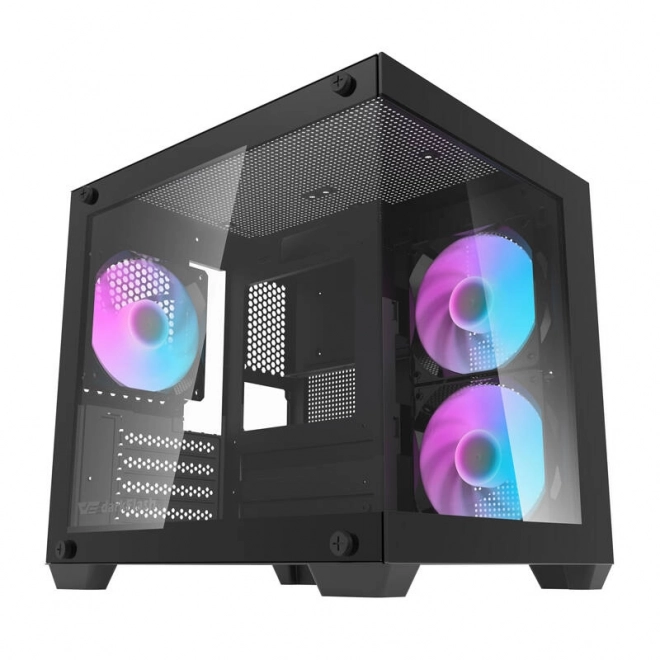 Počítačová skříň Darkflash K275 se 3 ventilátory (černá)