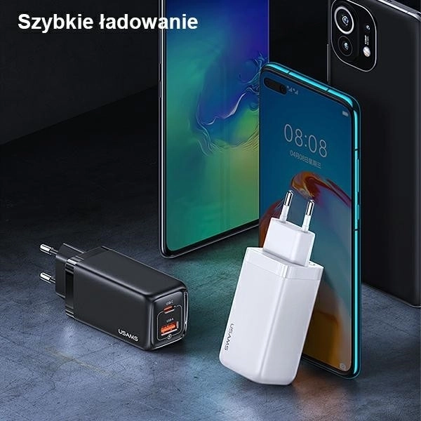 T47 USB/ USB-C 65W PD Rychlá síťová nabíječka